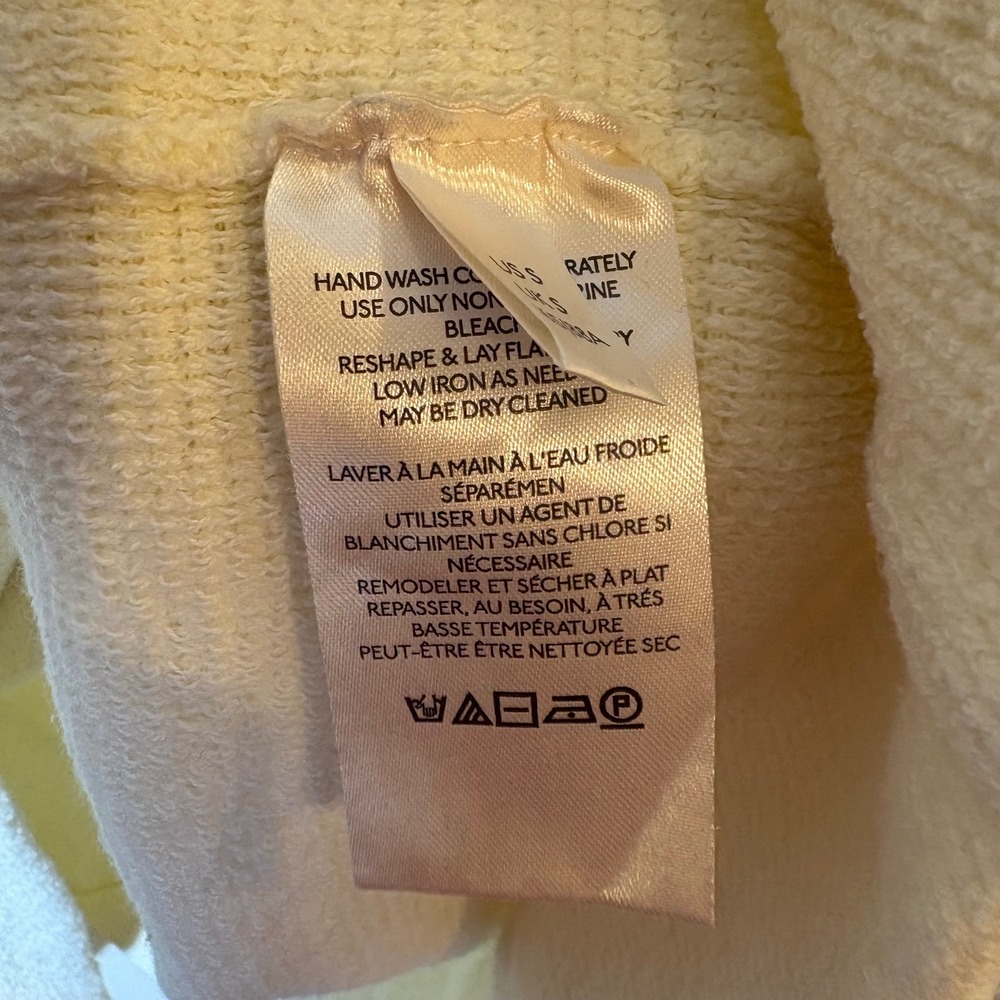 Free People Ottoman Slouchy Tunic Sweater Ivory Cream Size Small - Picture 6 of 7